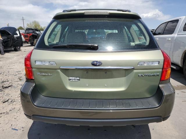 4S4BP61C077311148 - 2007 SUBARU OUTBACK OUTBACK 2.5I GREEN photo 6