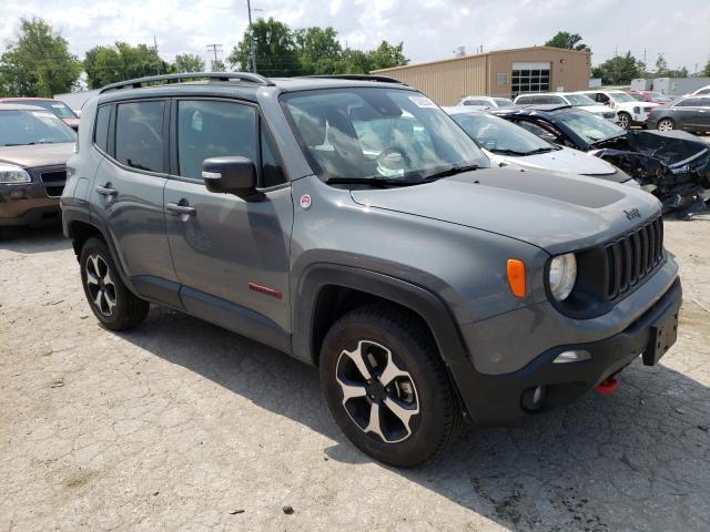 ZACNJDC11MPN34037 - 2021 JEEP RENEGADE TRAILHAWK GRAY photo 4