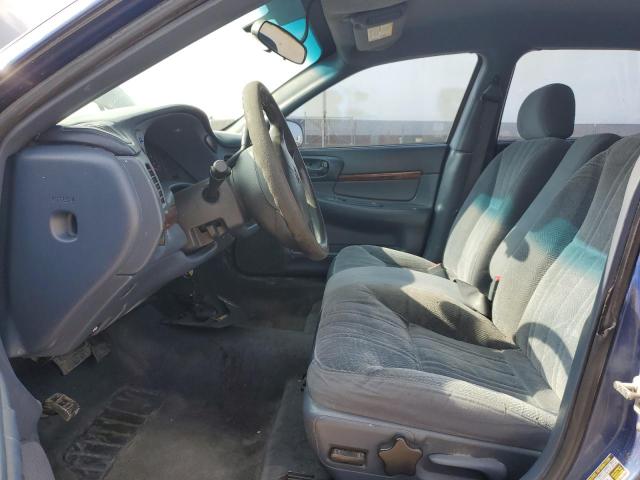 2G1WF52K749394041 - 2004 CHEVROLET IMPALA BLUE photo 7