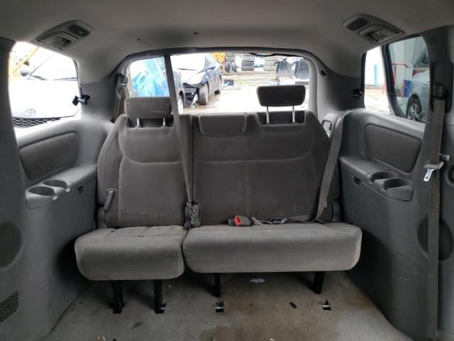 5TDZA23C54S062020 - 2004 TOYOTA SIENNA CE SILVER photo 10