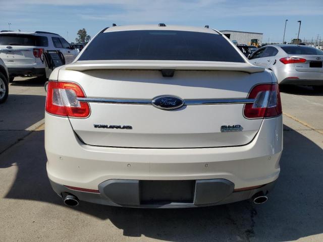 1FAHP2KTXAG123174 - 2010 FORD TAURUS SHO WHITE photo 6