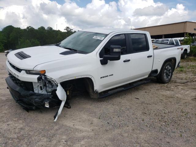 2GC4YME75P1700506 - 2023 CHEVROLET SILVERADO K2500 CUSTOM WHITE photo 1