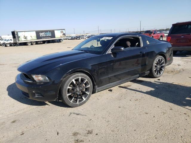 1ZVBP8AM6C5242462 - 2012 FORD MUSTANG BLACK photo 1