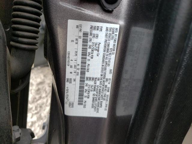 1FADP3F24EL372931 - 2014 FORD FOCUS SE GRAY photo 12