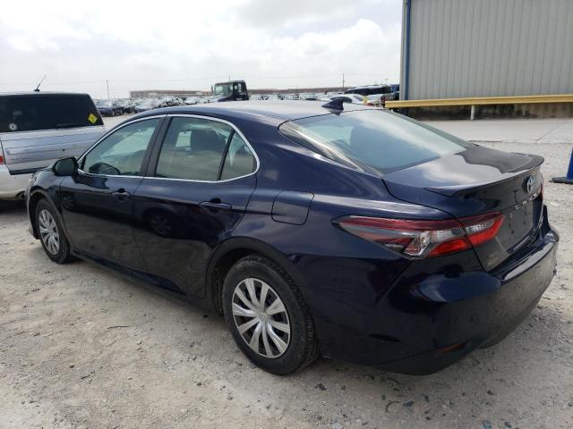 4T1C31AK8NU599364 - 2022 TOYOTA CAMRY LE BLUE photo 2