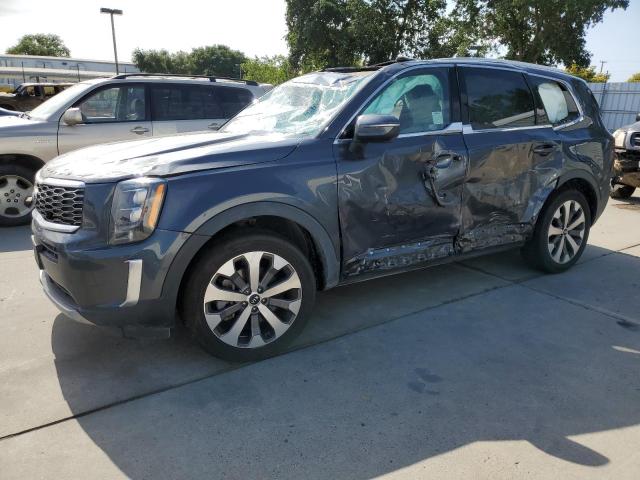 5XYP34HC2MG167732 - 2021 KIA TELLURIDE EX GRAY photo 1