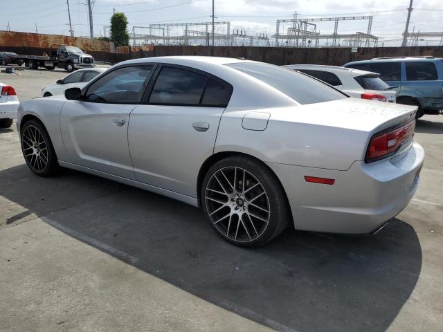 2C3CDXBGXCH185389 - 2012 DODGE CHARGER SE SILVER photo 2