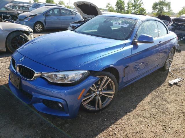 WBA3T7C50FPW79317 - 2015 BMW 435 XI BLUE photo 1