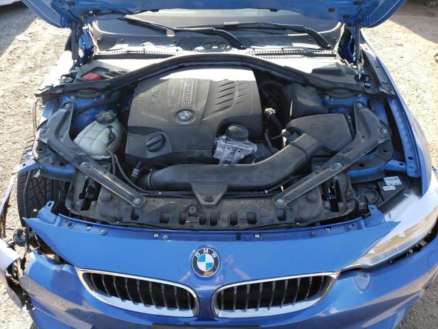 WBA3T7C50FPW79317 - 2015 BMW 435 XI BLUE photo 11