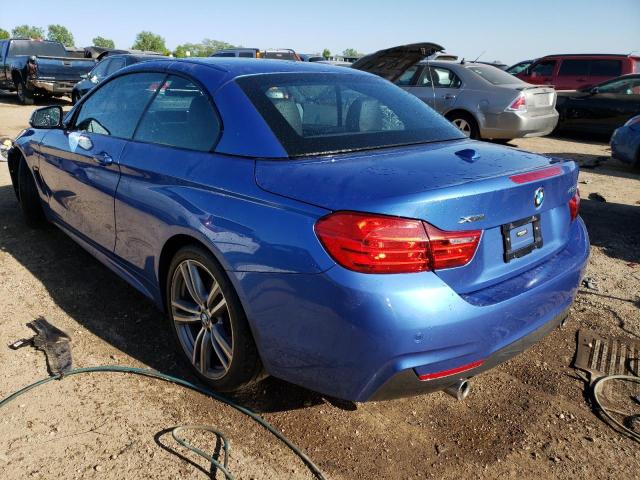 WBA3T7C50FPW79317 - 2015 BMW 435 XI BLUE photo 2