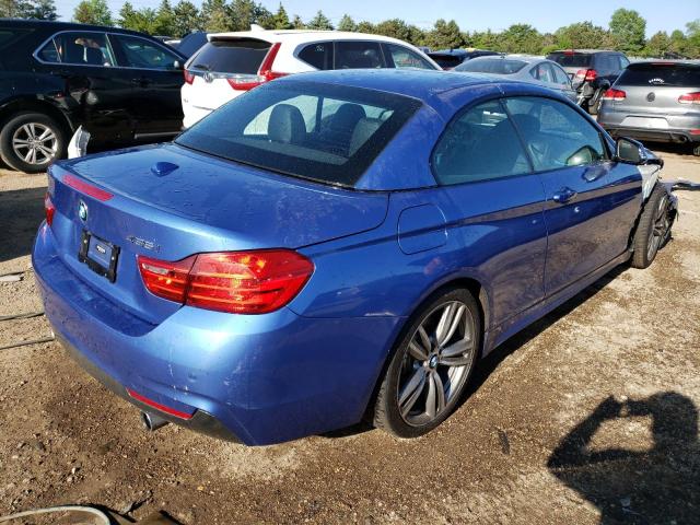 WBA3T7C50FPW79317 - 2015 BMW 435 XI BLUE photo 3