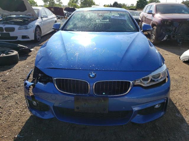 WBA3T7C50FPW79317 - 2015 BMW 435 XI BLUE photo 5