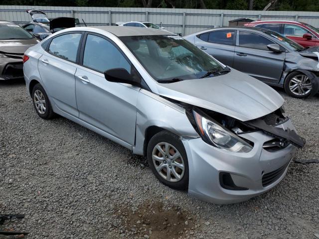 KMHCT4AE8CU215785 - 2012 HYUNDAI ACCENT GLS SILVER photo 4