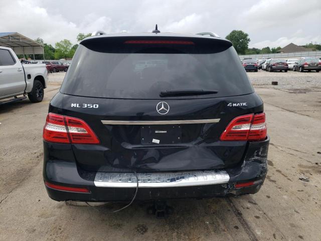 4JGDA5HB7FA611210 - 2015 MERCEDES-BENZ ML 350 4MATIC BLACK photo 6