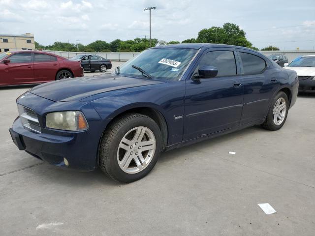 2B3KA53H06H438303 - 2006 DODGE CHARGER R/T BLUE photo 1