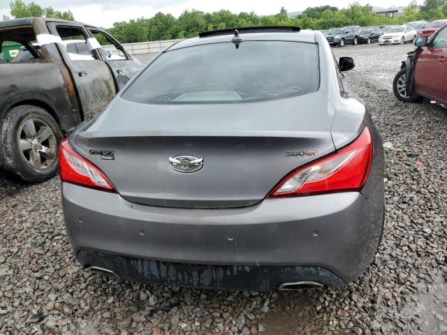 KMHHU6KHXAU034174 - 2010 HYUNDAI GENESIS CO 3.8L GRAY photo 6