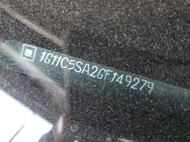 1G11C5SA2GF149279 - 2016 CHEVROLET MALIBU LIM LT Күміс фото 12