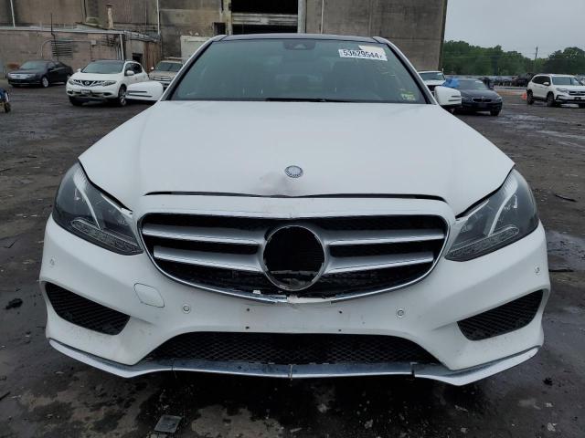 WDDHF8JB7EA824861 - 2014 MERCEDES-BENZ E 350 4MATIC WHITE photo 5