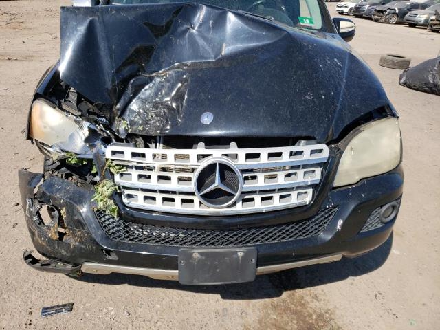 4JGBB8GB3AA556383 - 2010 MERCEDES-BENZ ML 350 4MATIC BLACK photo 12