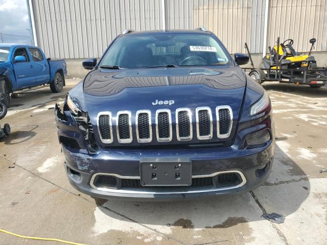 1C4PJLDB9EW171374 - 2014 JEEP CHEROKEE LIMITED BLUE photo 5