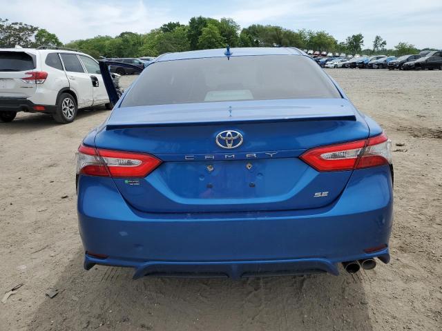 4T1B11HKXKU230539 - 2019 TOYOTA CAMRY L BLUE photo 6