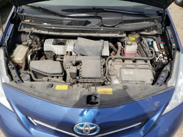 JTDZN3EU0C3020984 - 2012 TOYOTA PRIUS V BLUE photo 11