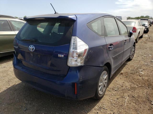 JTDZN3EU0C3020984 - 2012 TOYOTA PRIUS V BLUE photo 3