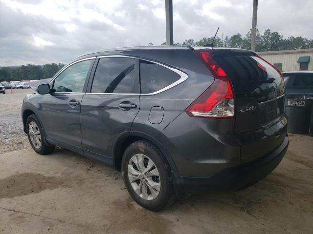 2HKRM3H76EH554524 - 2014 HONDA CR-V EXL CHARCOAL photo 2