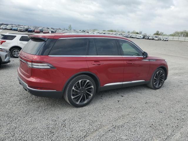 5LM5J7XC8MGL05893 - 2021 LINCOLN AVIATOR RESERVE RED photo 3