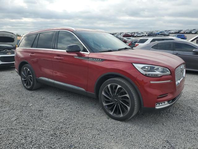 5LM5J7XC8MGL05893 - 2021 LINCOLN AVIATOR RESERVE RED photo 4