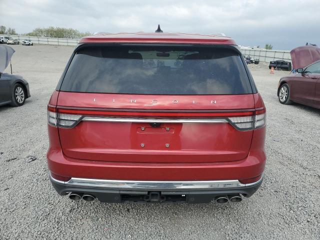 5LM5J7XC8MGL05893 - 2021 LINCOLN AVIATOR RESERVE RED photo 6