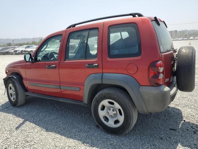 1J4GK48K46W230307 - 2006 JEEP LIBERTY SPORT RED photo 2