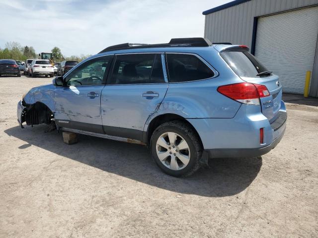 4S4BRBGC9A3328782 - 2010 SUBARU OUTBACK 2.5I PREMIUM BLUE photo 2