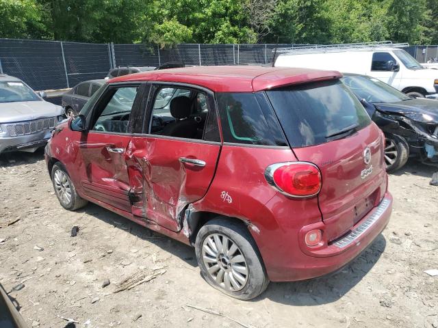 ZFBCFAAH6HZ039675 - 2017 FIAT 500L POP RED photo 2