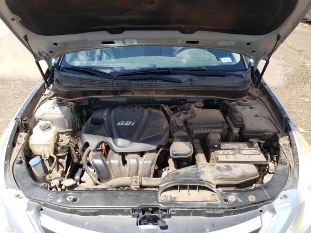 5NPEB4AC5EH847655 - 2014 HYUNDAI SONATA GLS SILVER photo 11