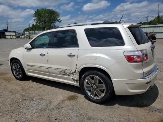 1GKKRTED2BJ384392 - 2011 GMC ACADIA DENALI 白色 照片 2