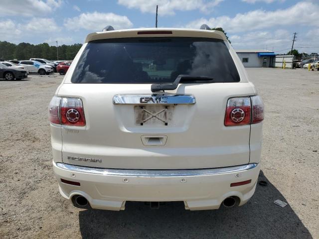 1GKKRTED2BJ384392 - 2011 GMC ACADIA DENALI 白色 照片 6