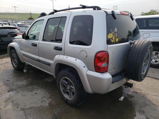 1J4GL38K54W160109 - 2004 JEEP LIBERTY RENEGADE SILVER photo 2