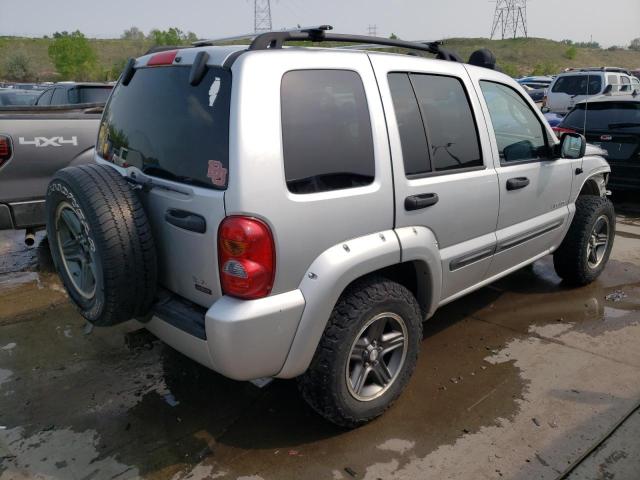 1J4GL38K54W160109 - 2004 JEEP LIBERTY RENEGADE SILVER photo 3