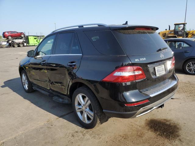 4JGDA5HB0FA617494 - 2015 MERCEDES-BENZ ML 350 4MATIC BLACK photo 2