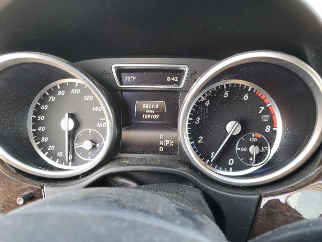 4JGDA5HB0FA617494 - 2015 MERCEDES-BENZ ML 350 4MATIC BLACK photo 9