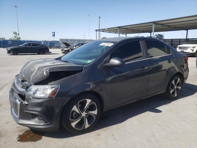 1G1JF5SB8H4126196 - 2017 CHEVROLET SONIC PREMIER GRAY photo 1