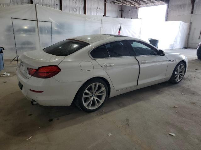 WBA6A0C58FD318042 - 2015 BMW 640 I GRAN COUPE WHITE photo 3
