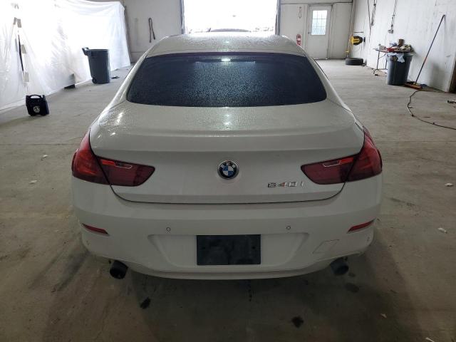 WBA6A0C58FD318042 - 2015 BMW 640 I GRAN COUPE WHITE photo 6