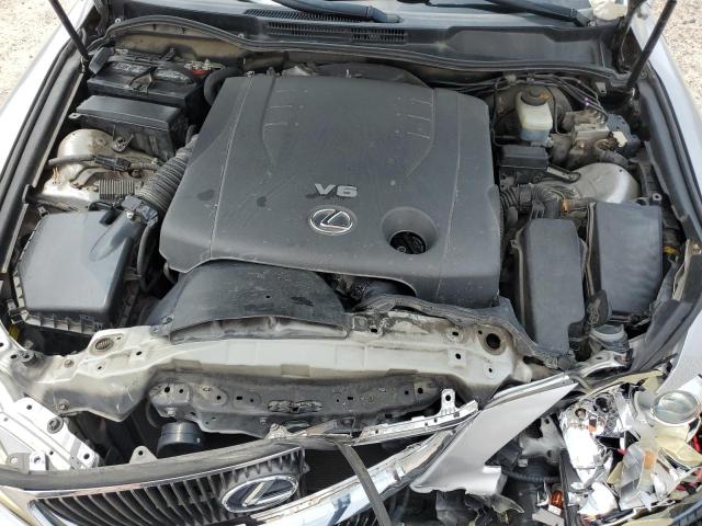 JTHBK262085075303 - 2008 LEXUS IS 250 SILVER photo 11