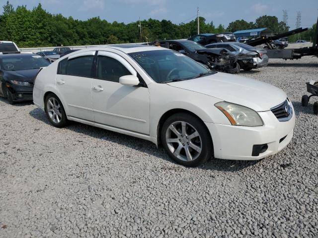 1N4BA41E97C848948 - 2007 NISSAN MAXIMA SE WHITE photo 4