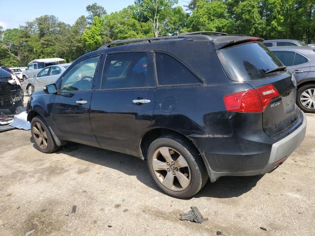 2HNYD28897H503314 - 2007 ACURA MDX SPORT BLACK photo 2