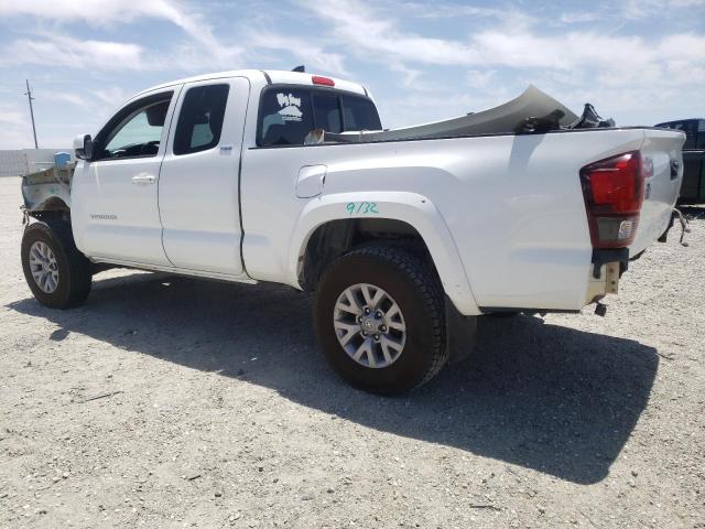 5TFRZ5CN9KX077560 - 2019 TOYOTA TACOMA ACCESS CAB WHITE photo 2