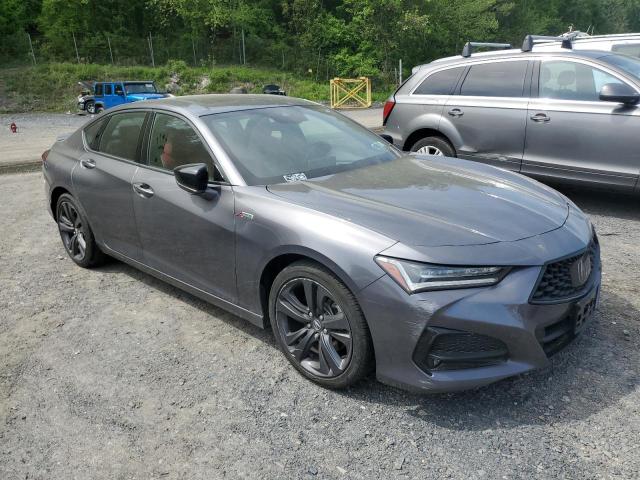 19UUB5F53NA004087 - 2022 ACURA TLX TECH A GRAY photo 4