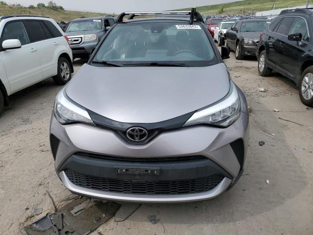 JTNKHMBX7L1065117 - 2020 TOYOTA C-HR XLE SILVER photo 5